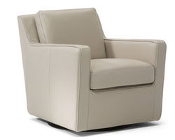 Inside C245 Leather Arm Chair (Swivel Chair Available)