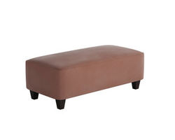 Bella Rosewood 49&quot; Wide Cocktail Ottoman