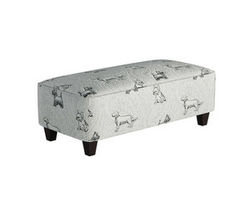 Biscuit Iron 49&quot; Wide Cocktail Ottoman