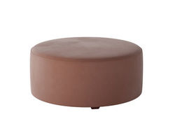 Bella Rosewood 39&quot; Round Cocktail Ottoman