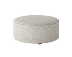 Chit Chat Domino 39&quot; Round Cocktail Ottoman