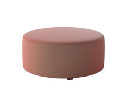 Geordia Clay 39&quot; Round Cocktail Ottoman