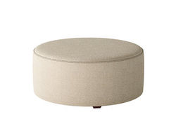 Sugarshack Oatmeal 39&quot; Round Cocktail Ottoman