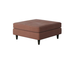 Bella Rosewood 38&quot; Square Cocktail Ottoman