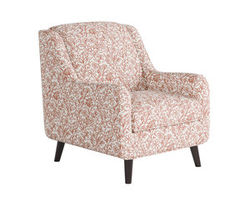 Clover Coral Accent Chair