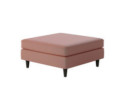 Geordia Clay 38&quot; Square Cocktail Ottoman