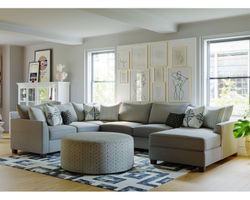 Palm Beach Iron Five Piece Sectional Sectional (Includes Pillows)