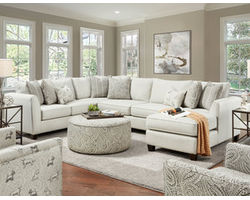 Homecoming Stone Five Piece Sectional (Includes Pillows)