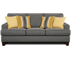 Maxwell Gray 85" Sofa (Includes Pillows)