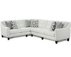 Sugarshack Glacier Two Piece Sectional (Includes Pillows)