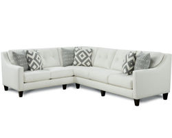 Sugarshack Glacier Two Piece Sectional (Includes Pillows)