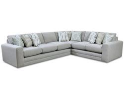Charlotte Cremini Two Piece Sectional (Includes Pillows) 133&quot; x 107&quot;
