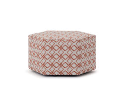 Mingle 77004-O4 Hexagonal Ottoman 27" x 27"  (+200 colors)