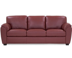 Lanza 77347 Stationary 84&quot; Leather Sofa