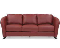 Alula 77427 Stationary 83&quot; Leather Sofa