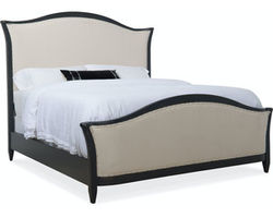 Ciao Bella California King Upholstered Bed- Black