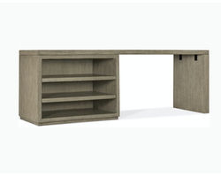 Linville Falls 84&quot; Desk with Open Desk Cabinet