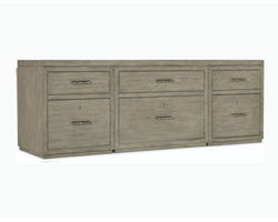 Linville Falls 84&quot; Credenza with Two Files and Lateral File