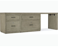 Linville Falls 96&quot; Desk with File and Lateral File