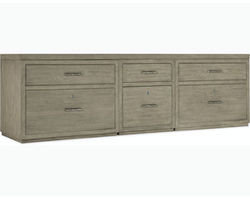 Linville Falls 96&quot; Credenza with File and Two Lateral Files