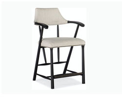 Linville Falls Stack Rock Counter Stool (Black)