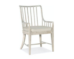 Serenity Bimini Spindle Arm Chair- 2 Pack - Light Oak