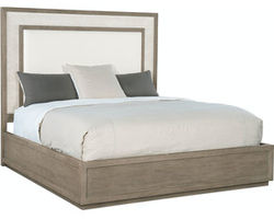 Serenity Rookery King Upholstered Panel Bed