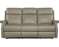 Vaughn Zero Gravity Sofa with Power Headrest (Stone Leather) Zero Gravity - In stock
