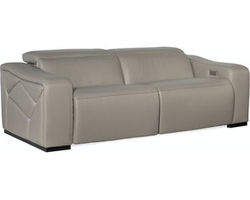 Opal 2 Piece Power Sofa with Power Headrest (Top Grain Leather)