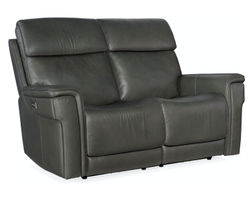 Lyra Zero Gravity Power Loveseat with Power Headrest (Gray) In stock