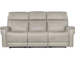 Lyra Leather Zero Gravity Power Sofa w/Power Headrest 89" (Ash) In stock