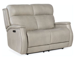 Rhea Zero Gravity Power Recline Loveseat with Power Headrest (Ash) In stock