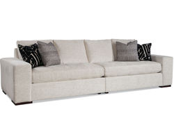 Memphis Bench Seat 126" Sofa Sectional (Custom fabrics)