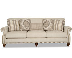 Alicia 100&quot; Stationary Sofa (Performance fabrics)