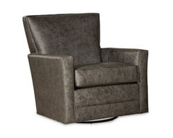Anton Top-Grain Leather Swivel Glider (Leather choices)
