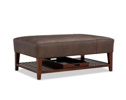 Lexington Top-Grain Leather 48" x 32" Ottoman (Leather choices) L068500