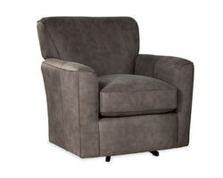 Cleveland Top-Grain Leather Swivel Chair (Leather choices)