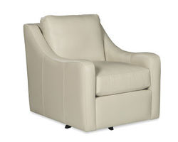 Houston Top-Grain Leather Swivel Chair (Leather choices)