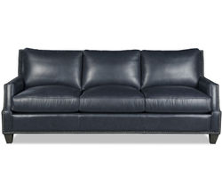 Savannah 90" Top Grain Leather Sofa (Leather choices) L7903