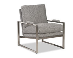 Maxine Metal Accent Chair (Performance fabrics) Choice of finish