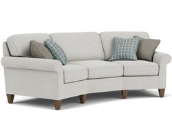 Westside 5979 Curved Conversation Sofa (100+ fabrics) 101&quot;