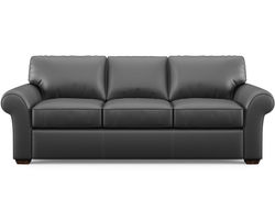 Vail Leather Stationary Sofa (Leather colors)