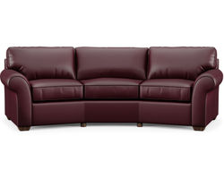 Vail Leather 107" Conversation Sofa (Leather choices)