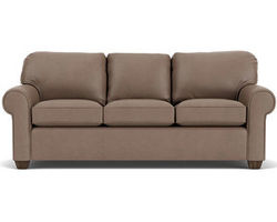 Thornton Leather 77&quot; or 86&quot; Stationary Sofa (Leather Choices)