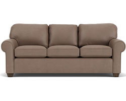 Thornton Leather 77" or 86" Stationary Sofa (Leather Choices)