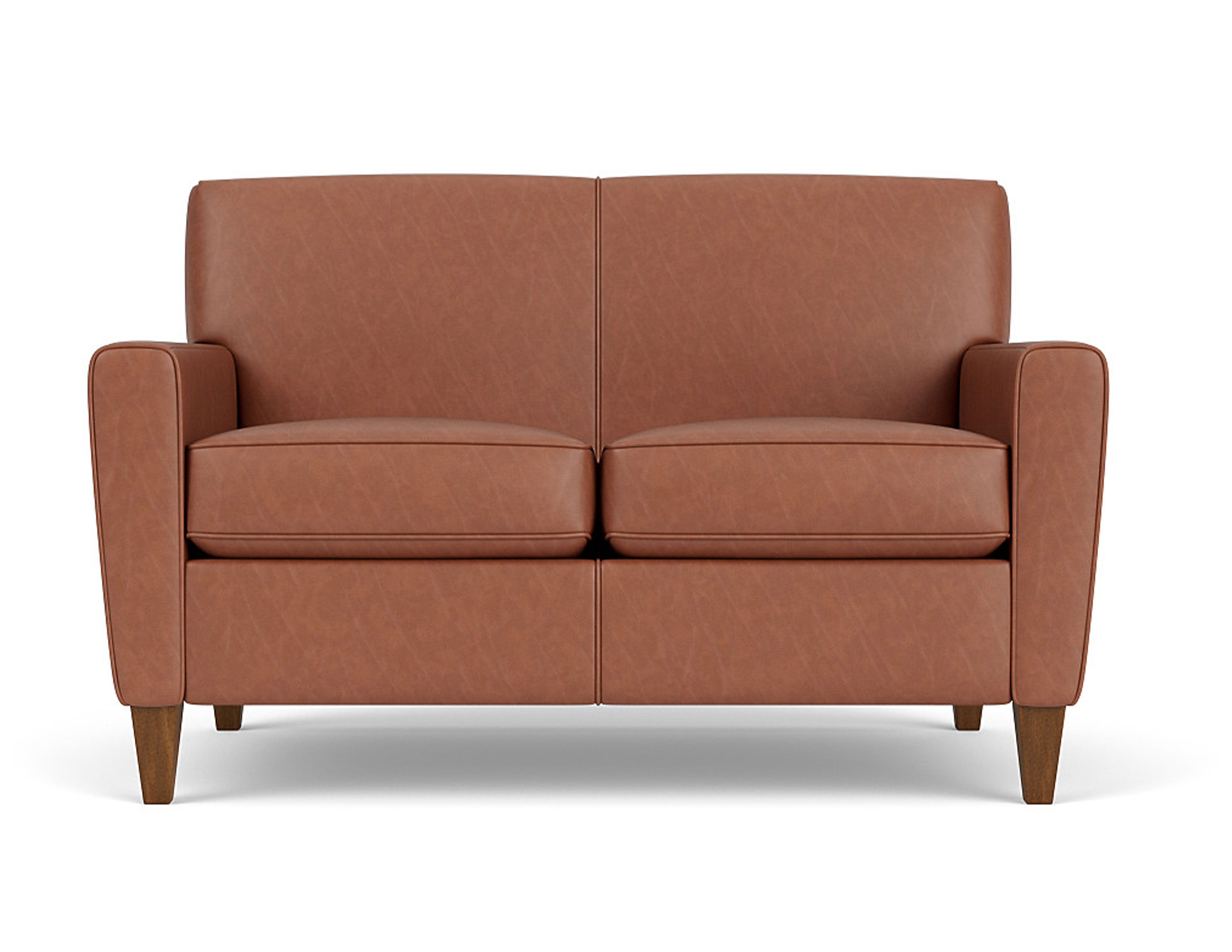 Digby Leather Curved Conversation Sofa (Leather choices