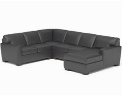 Bryant Stationary Leather Sectional (Leather choices)