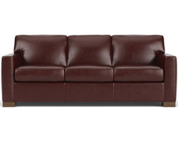 Bryant 83&quot; Stationary Leather Sofa (Leather choices)