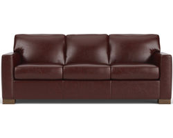 Bryant 83" Stationary Leather Sofa (Leather choices)
