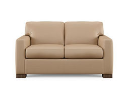 Bryant Leather Stationary Loveseat (Leather choices)